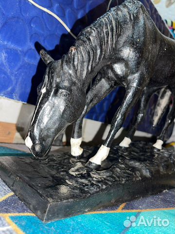 Конь чугунный антиквариат