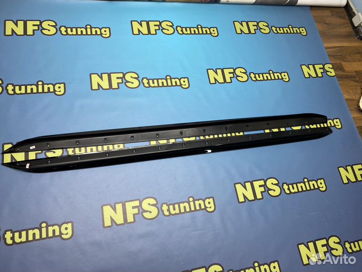 Лезвия на пороги для BMW G20 black