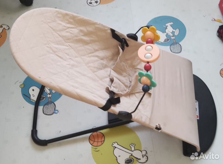 Детская качалка шезлонг