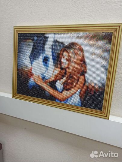 Алмазная вышивка готовая работа