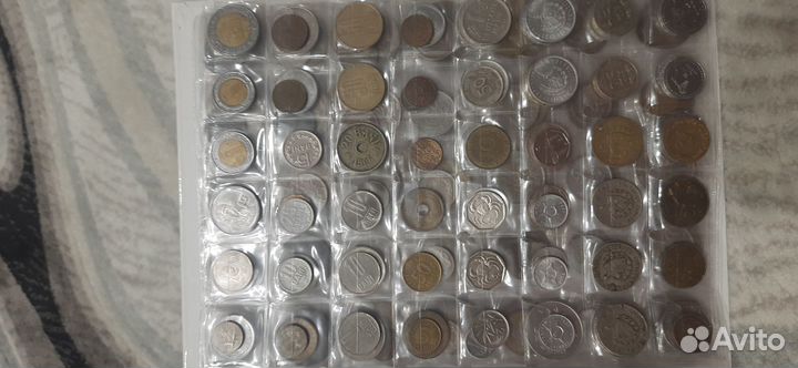 Коллекция иностранных монет 368шт. цена за все