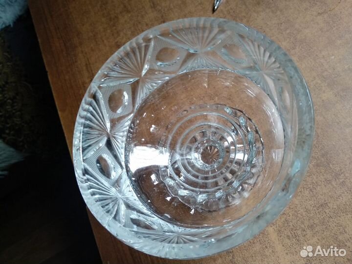 Салатница СССР хрусталь