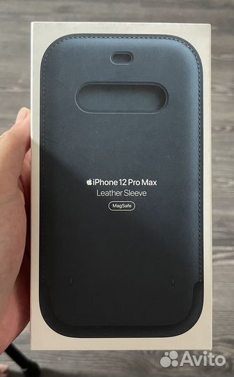 iPhone 12 Pro Max Leather Sleeve оригинал