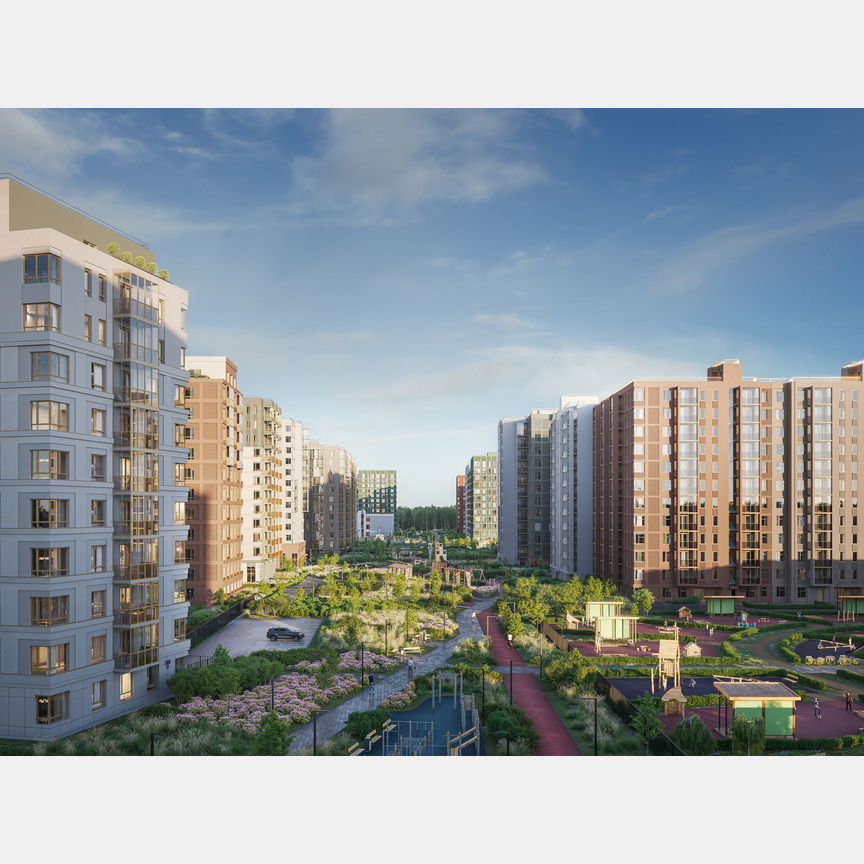 2-к. квартира, 61,1 м², 3/12 эт.