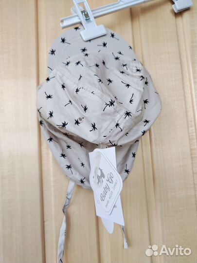 Панама, кепка, для малыша с защитой шеи