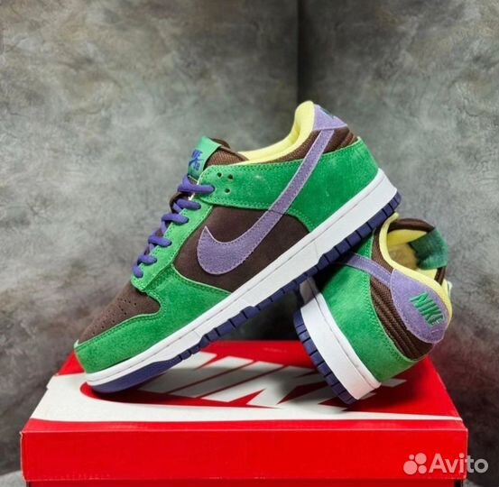 Кроссовки зимние Nike SB dunk low retro veneer