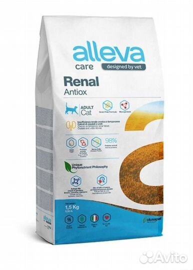 Корм для кошек Ренал Alleva