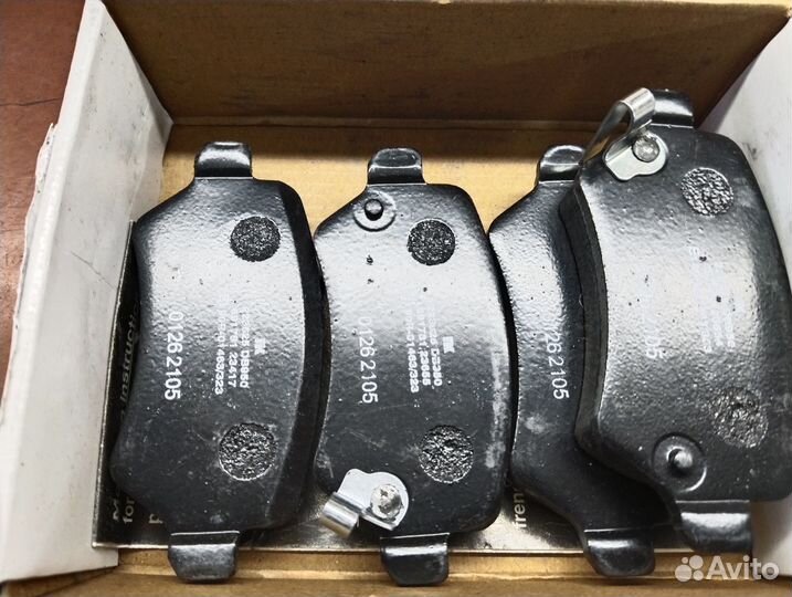 Колодки тормозные/задние