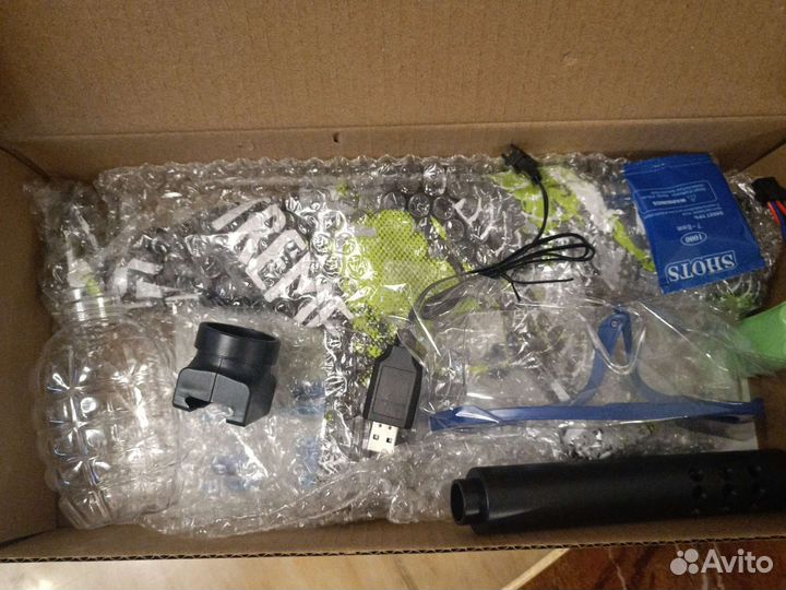 Пистолет автомат с орбизами гидрогелевый