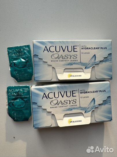 Линзы acuvue oasys -5; -4.75