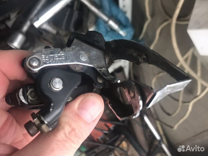 Передний переключатель shimano deore XT 3 скорости