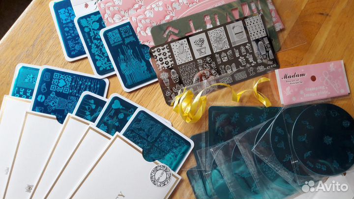 800 пластин стемпинга для маникюра дизайн ногтей