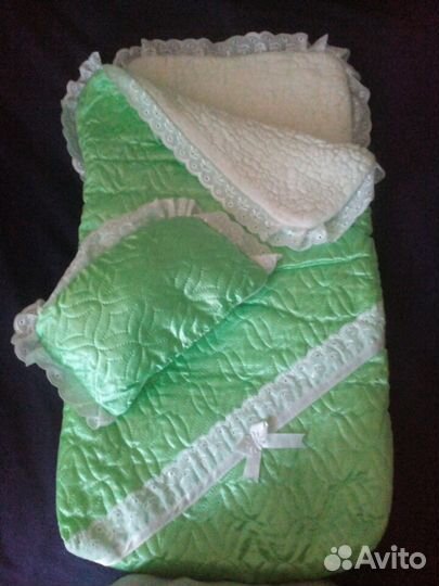 Конверт меховой на выписку д/ребенка