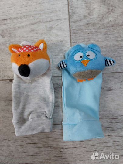 Погремушки браслеты и носочки