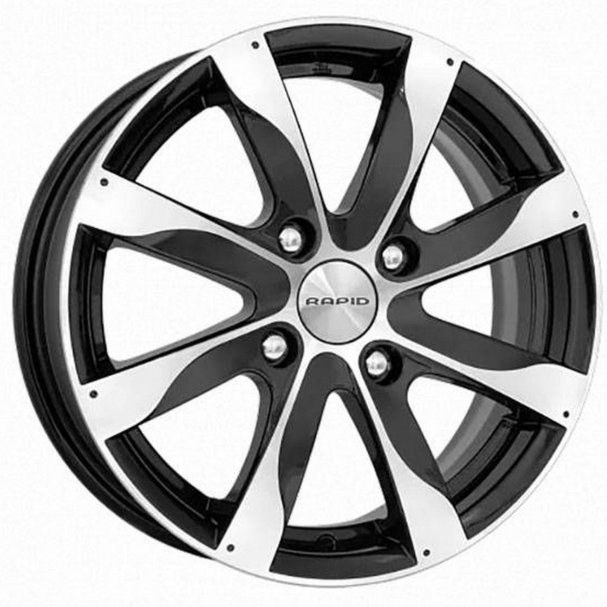 Диски K&K Джемини 6x15 4x100 ET48 D60.1 Алмаз черный