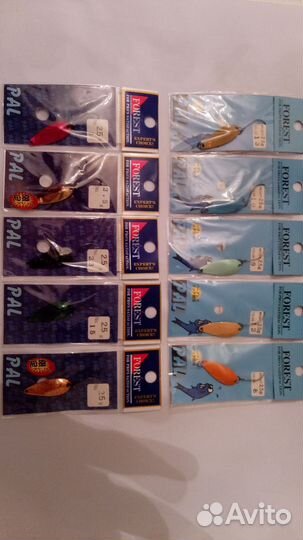 Японские форелевые блесна forest, rodio, wireo