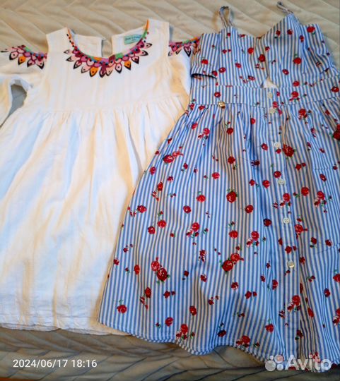 Бронь. Сарафаны на девочек, 104-110