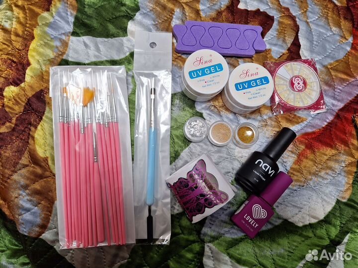 Набор для наращивания ногтей новый