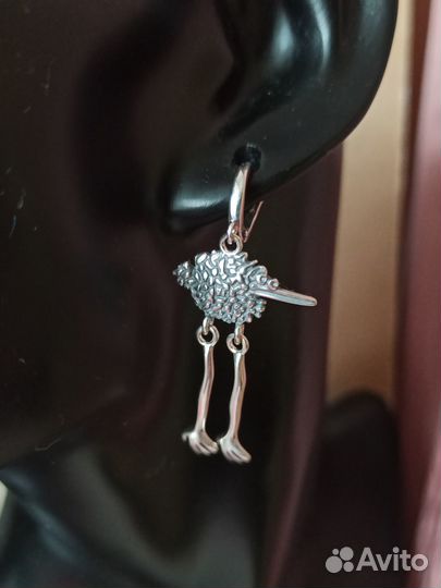 Серебряные серьги 