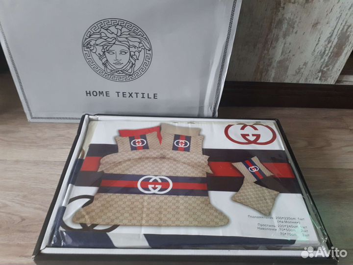 Постельное белье 2 спальное хлопок евро новое