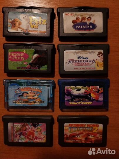 Gameboy advance sp + 8 игр