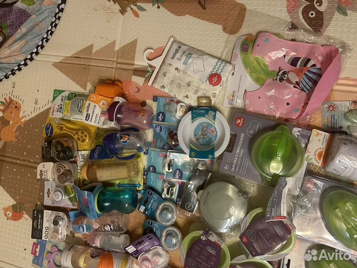 Соски, бутылочки, молокоотсосы