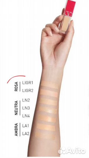 Тональная основа для лица valentino very valentino