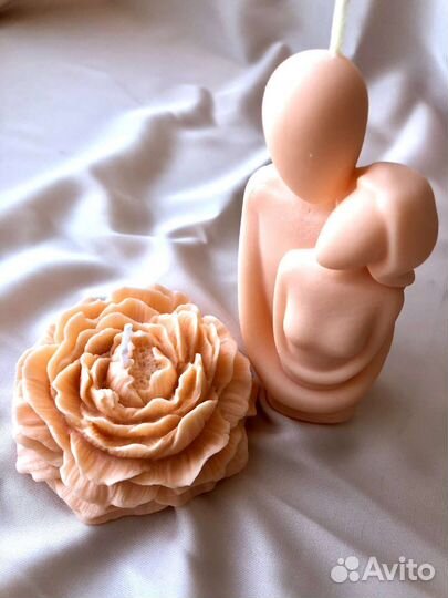 Свечи пара влюбленных