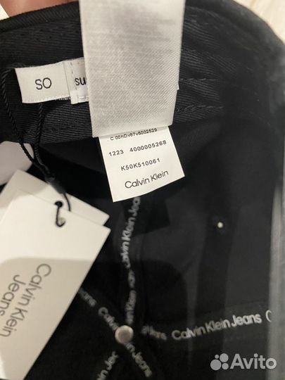 Бейсболка мужская Calvin Klein оригинал