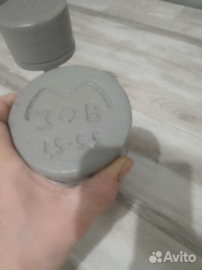 Гантели 5.5 кг 2 шт