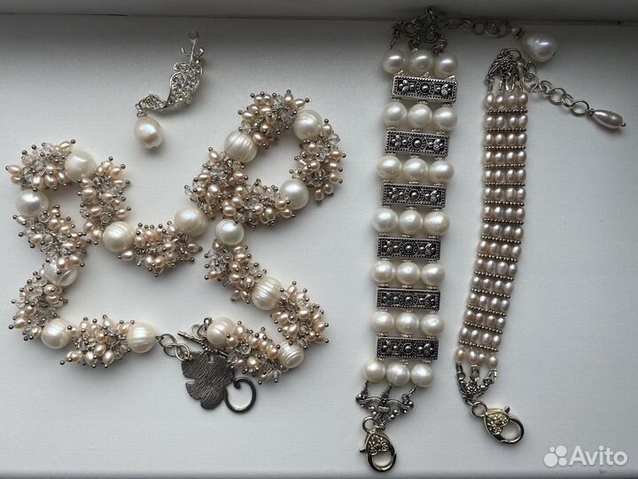 Украшения из натурального жемчуга торг