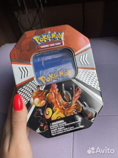 Покемон карточки тинбокс