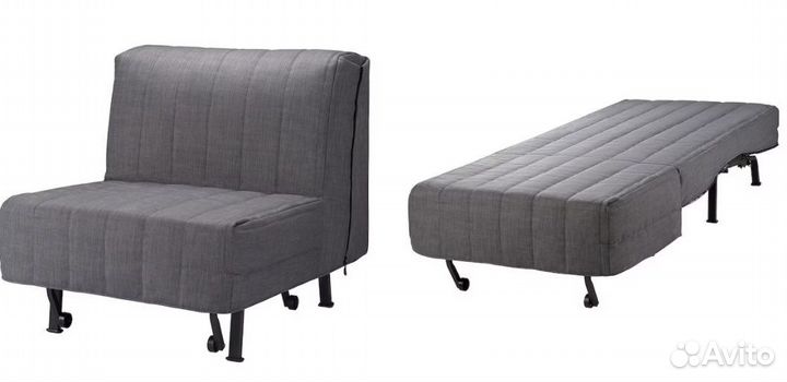 IKEA чехол ликселе/ кресло из ткани Хеппи беж