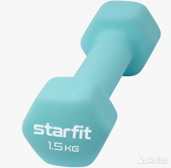 Гантель неопреновая DB-201 1,5 кг, пара