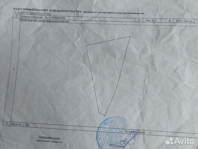 Фото объявления