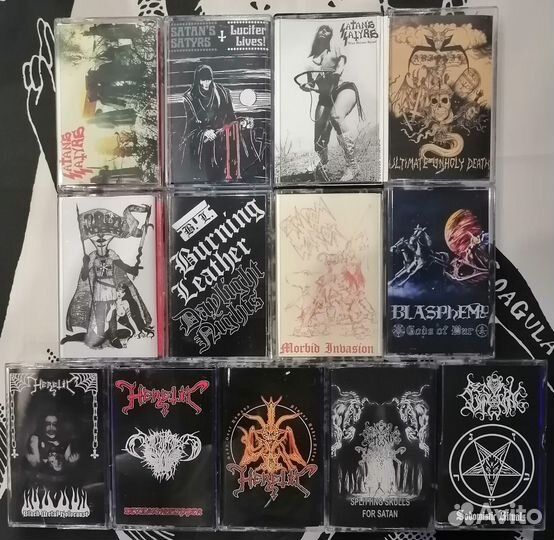 Аудиокассеты Black/Death/Thrash/Doom/Heavy Metal