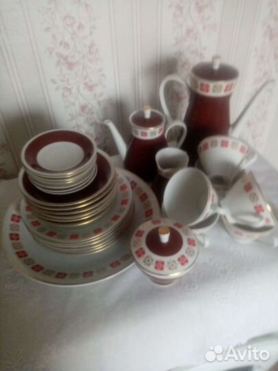 Кофейный сервиз фарфор гдр