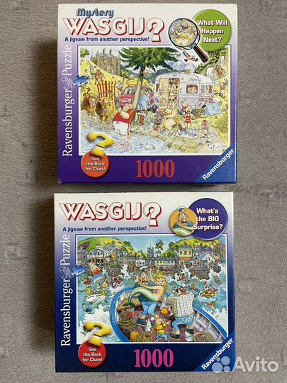 Пазлы Wasgij Ravensburger и Jumbo