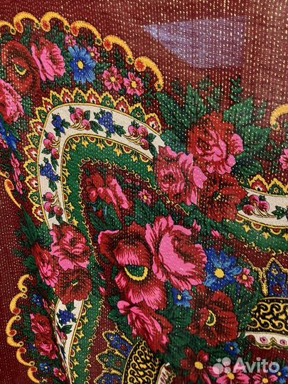 Павлопасадский платок шерсть