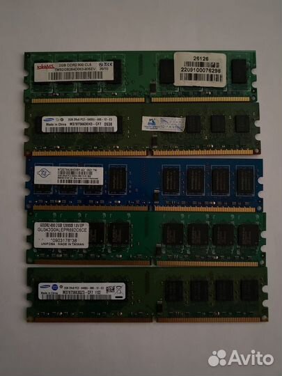 Оперативная память DDR2/DDR3