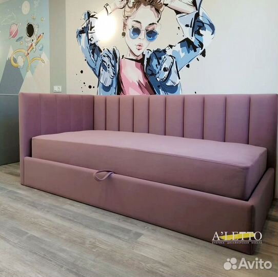 Детская кровать с мягкими бортиками