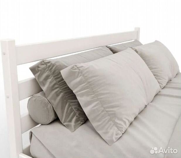 Двуспальная кровать из березы + матрас