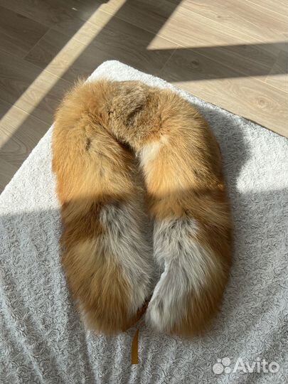 Меховой воротник лиса