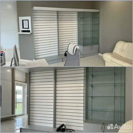 Витрины и прилавки из стекла и лдсп