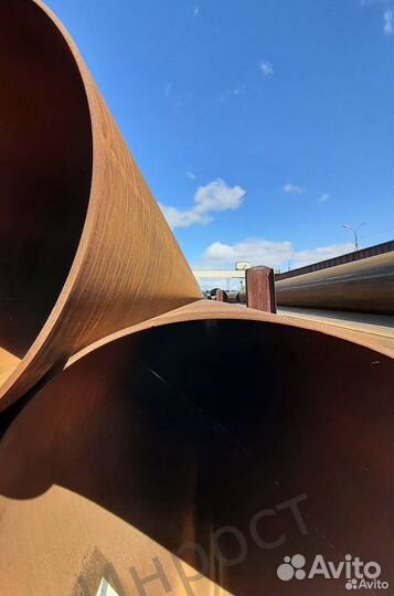 Прямошовная стальная труба 820х10 по ГОСТ 20295-85* из стали 17Г1с-у со склада Санкт-Петербург с дос