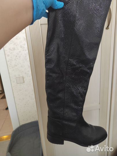 Сапоги женские кожа демисезонные 38 размер