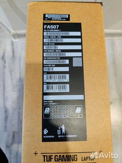 Ноутбук Asus TUF Gaming FA507NV-LP089