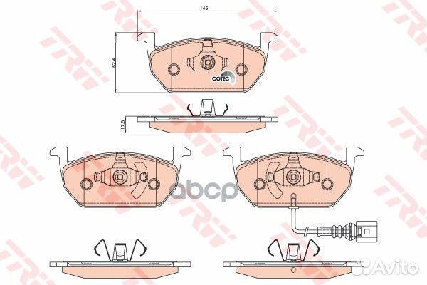 К-т дисков. тормоз. колодок GDB2080 TRW