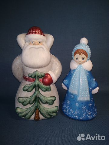 Дед мороз и Снегурочка под ёлку. Пара № 34