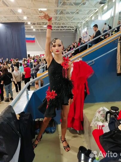 Платье для бальных танцев латина ю2